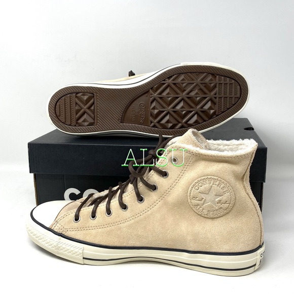 Converse Ctas Suede High Top light Bisque Suede W - Picture 3 of 9
